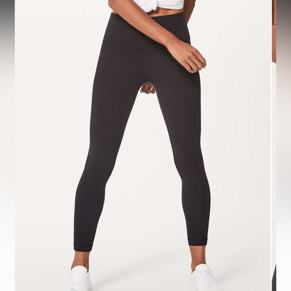 Lululemon Align Pant II *25" in Black Soul Cycle Boston Women’s Size 10 - Picture 2 of 7